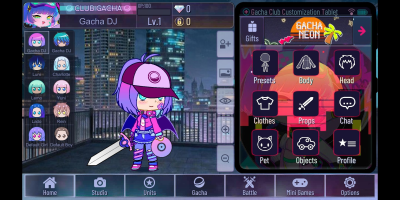 Screenshot of the application Gacha Neon - #2