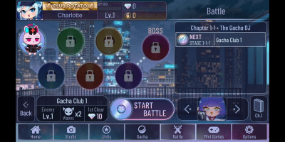 Screenshot of the application Gacha Neon - #5