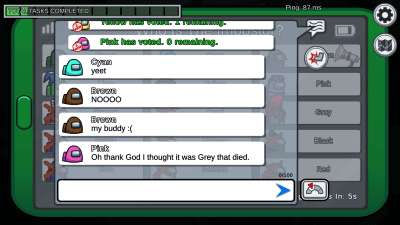 Screenshot of the application Among Us - #3