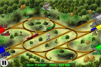 Screenshot of the application Playing Railroad in India - #2