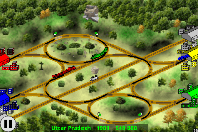 Screenshot of the application Playing Railroad - #4