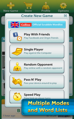 Screenshot of the application SCRABBLE - #2
