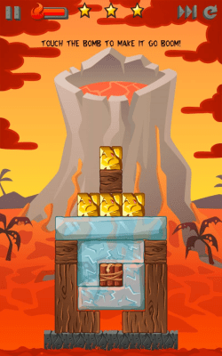 Screenshot of the application Tiki Lavalanche - #3
