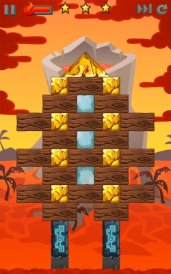 Screenshot of the application Tiki Lavalanche - #5