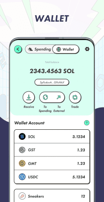Screenshot of the application STEPN - #6