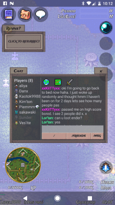 Screenshot of the application WinterSun MMORPG (Retro 2D) - #4