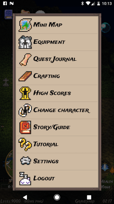 Screenshot of the application WinterSun MMORPG (Retro 2D) - #6