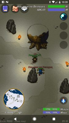 Screenshot of the application WinterSun MMORPG (Retro 2D) - #8