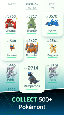 Screenshot of the application Pokemon GO - #3