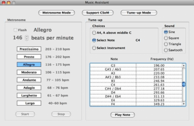 Screenshot of the application Music Assistant - #2