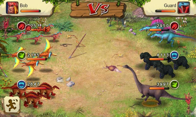 Screenshot of the application Dinosaur War - #2
