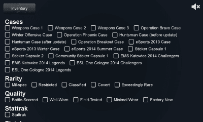 Screenshot of the application Case Simulator - #5