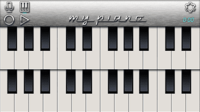Screenshot of the application My Piano - #2