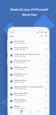 Screenshot of the application Office Reader - #3
