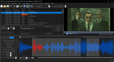 Screenshot of the application Subtitle Edit - #2