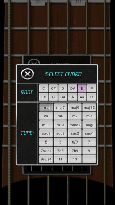 Screenshot of the application My Guitar - #7