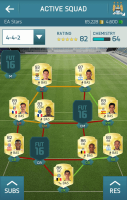 Screenshot of the application EA SPORTS FIFA 16 Companion - #3