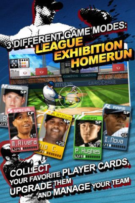 Screenshot of the application 9 Innings: Pro Baseball 2011 - #2