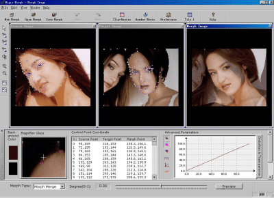 Screenshot of the application Magic Morph - #2