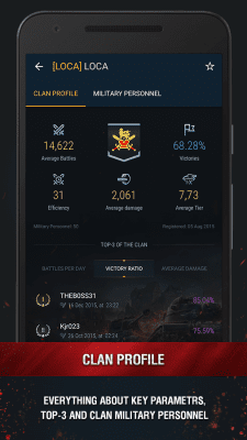 Screenshot of the application World of Tanks Blitz Assistant - #3