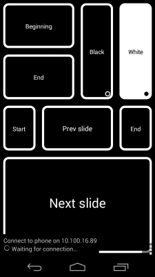 Screenshot of the application DroidPad: PC Joystick & mouse - #5