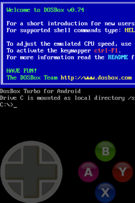 Screenshot of the application GamePad - #2