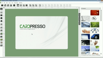 Screenshot of the application CardPresso - #3