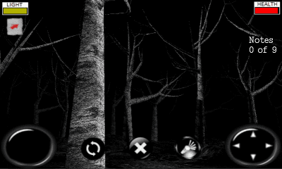 Screenshot of the application SlenderMan - #2