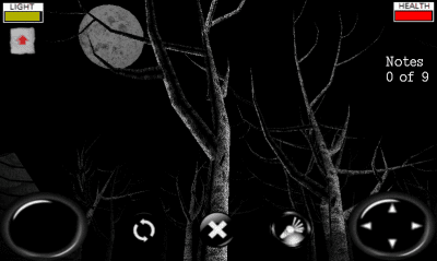 Screenshot of the application SlenderMan - #4