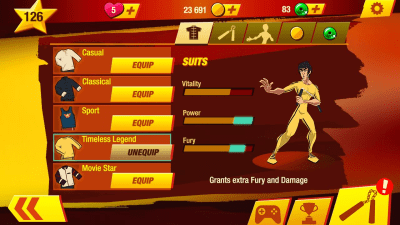 Screenshot of the application BRUCE LEE: GAME ON - #4