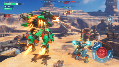 Screenshot of the application War Robots - #2