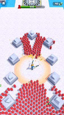 Screenshot of the application Continuous Fire - #6