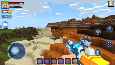 Screenshot of the application Fire Craft: 3D Pixel World - #4