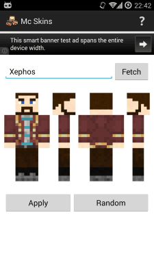 Screenshot of the application Skins for Minecraft Pocket Ed - #2