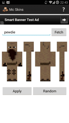 Screenshot of the application Skins for Minecraft Pocket Ed - #3
