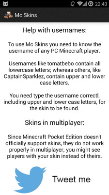 Screenshot of the application Skins for Minecraft Pocket Ed - #5