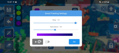 Screenshot of the application Skin Editor for Minecraft PE (3D) - #7
