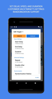Screenshot of the application Automatic Clicker - #3