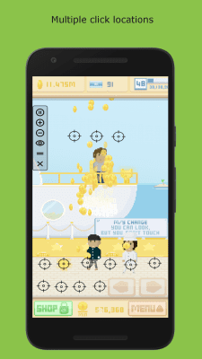 Screenshot of the application Clicking - automatic clicker - #2