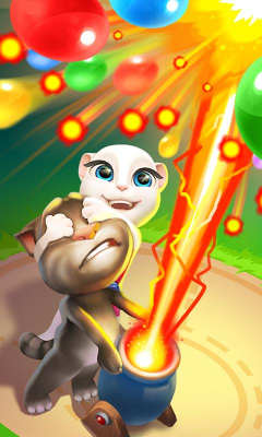 Screenshot of the application Talking Tom: Bubble Shooter - #2