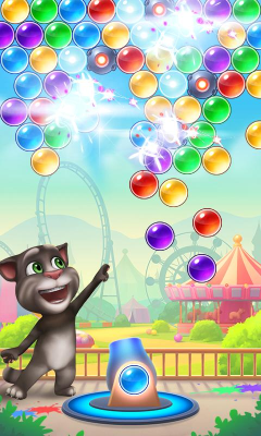 Screenshot of the application Talking Tom: Bubble Shooter - #3