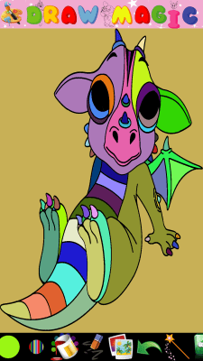 Screenshot of the application Coloring 2 - #5