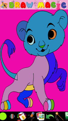 Screenshot of the application Coloring 2 - #6