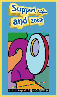 Screenshot of the application Coloring for children - Numbers - #3