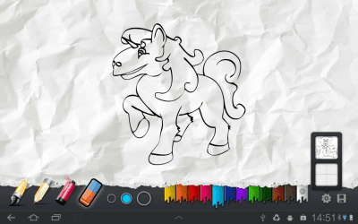 Screenshot of the application Coloring Pages - #3
