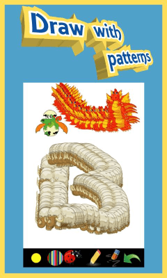 Screenshot of the application Coloring for children - Dinosaur - #6
