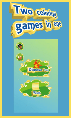 Screenshot of the application Coloring for children - Dinosaur - #7