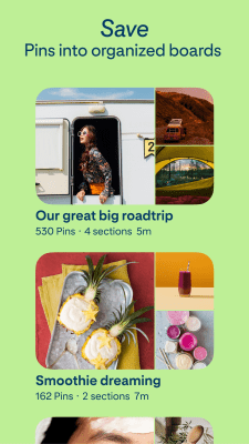Screenshot of the application Pinterest Lite - #3
