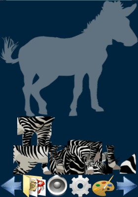 Screenshot of the application Assemble the figure from the pieces - #5
