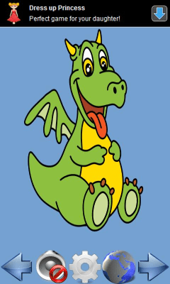 Screenshot of the application Connecting the dots - Dinosaurs - #6